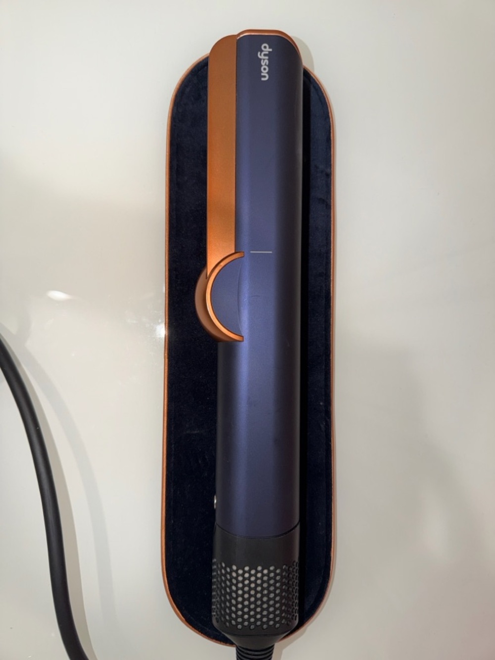 Dyson Airstraight in Blue and Copper